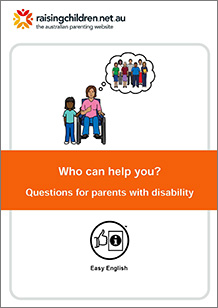 Who can help you: activity guide for parents with disability