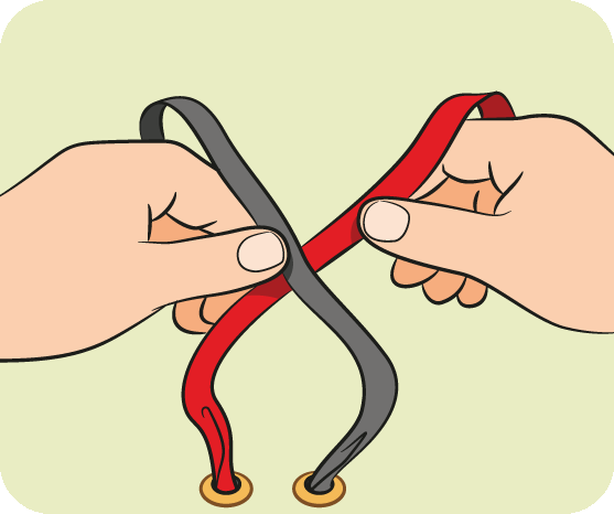 How to tie shoelaces: teaching kids 