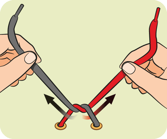 How to tie shoelaces: teaching kids