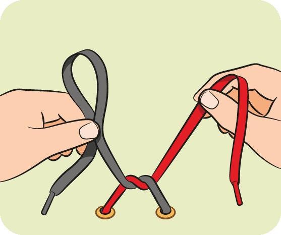 how to teach a child to tie laces