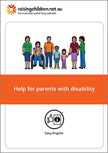 Cover art of Easy English guide to Help for parents with disability
