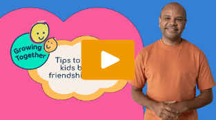 View the video 'Tips to help kids build friendship skills' on the ABC Kids website