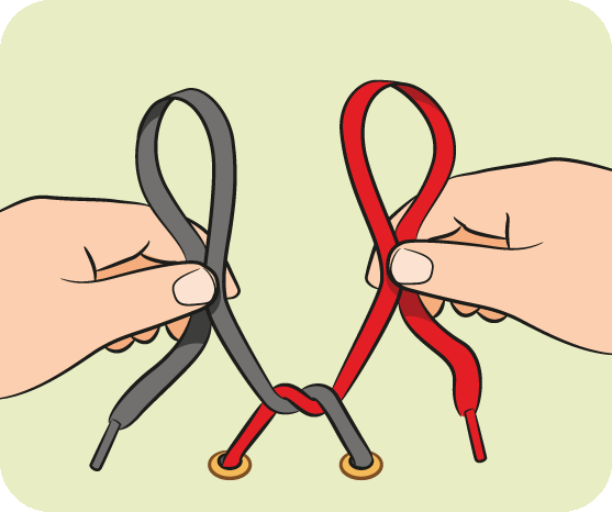how to learn to tie shoelaces