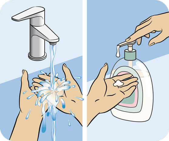 Proper hand washing: Visual guide and tips