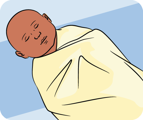 how to wrap a newborn