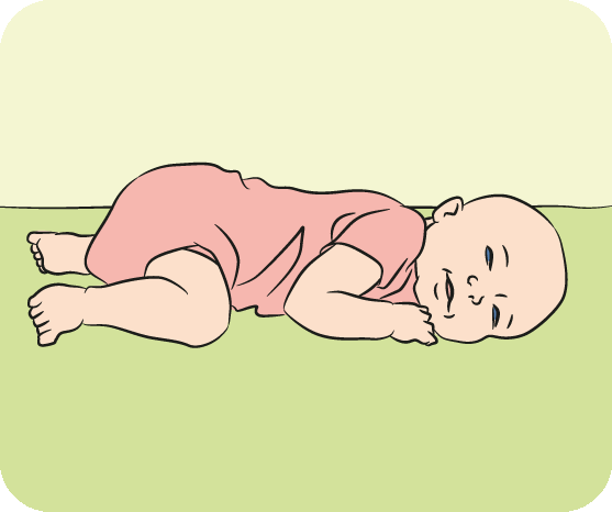 Tummy time for babies: in pictures