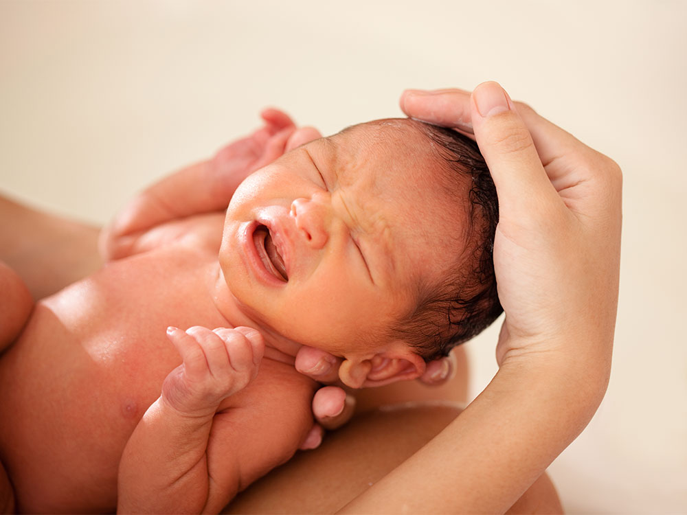 Bathing a newborn  Raising Children Network